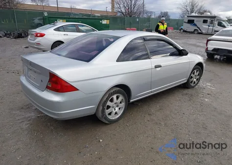 2001 Honda Civic Lx from USA, damaged, VIN 1HGEM22531L110041